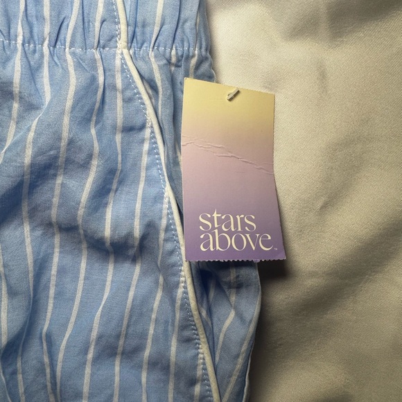 Stars Above Light Blue Striped Joggers - Picture 5 of 8